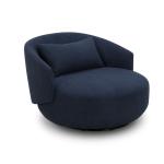 Uph Swivel Cuddler Chair - Midnight - Image 3