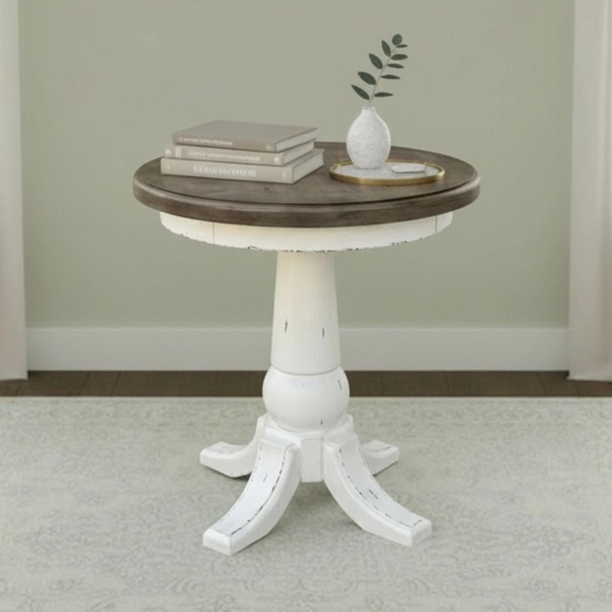 353f3dc6ffaf870e547b528e64cc2634 Round End Table - Image 1