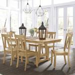 7 Piece Trestle Table Set