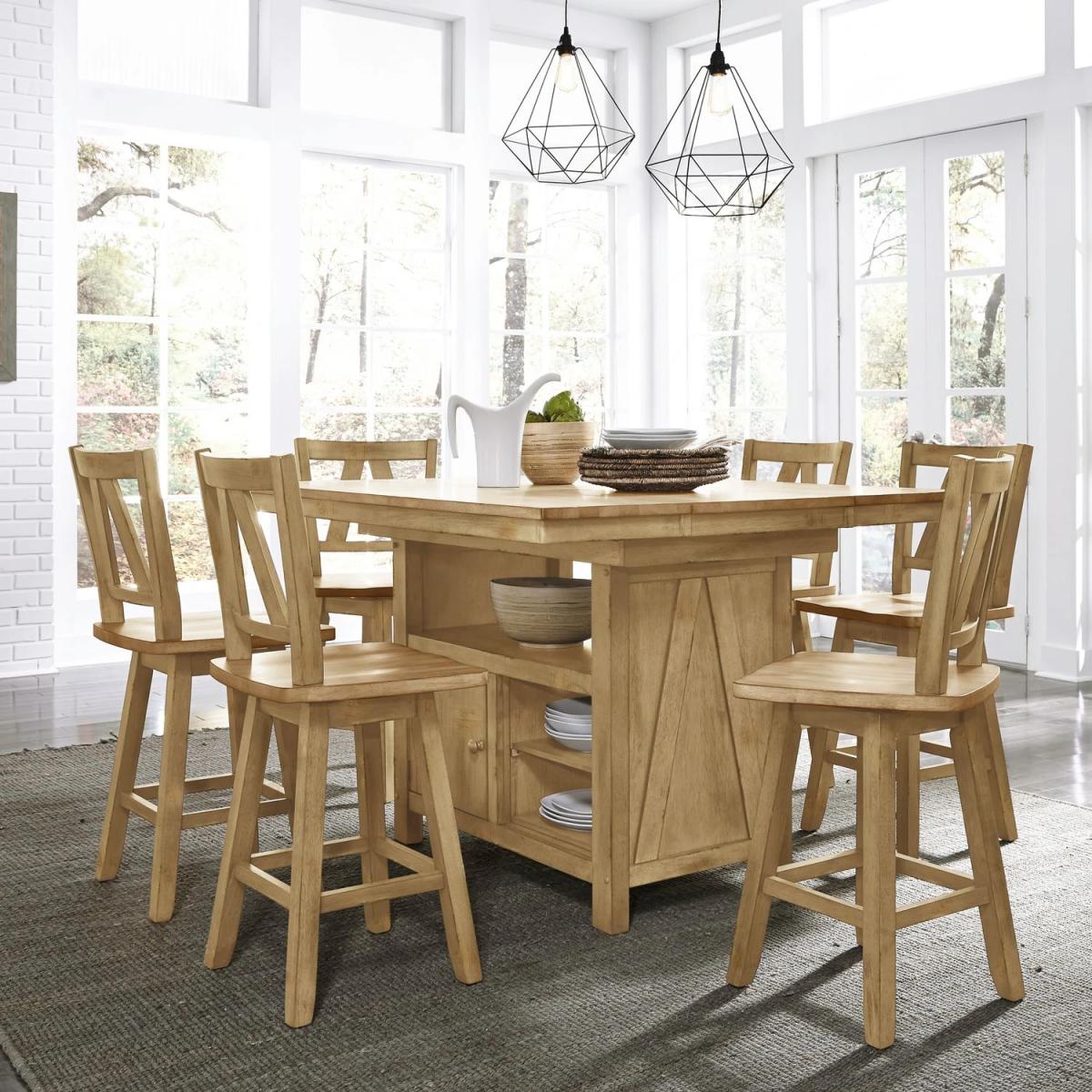 7 Piece Gathering Table Set - Image 2