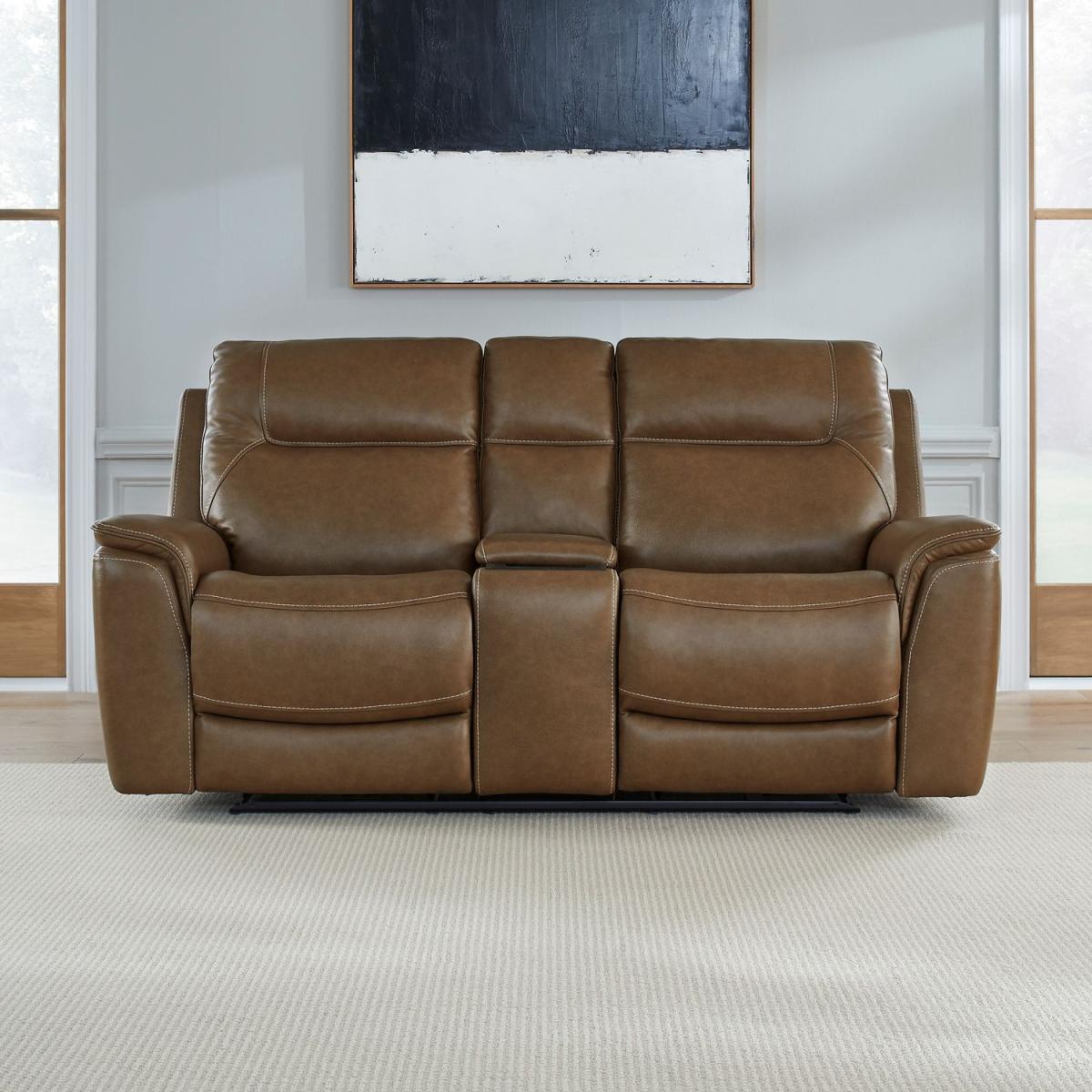 Collins Loveseat w/ Console P3 & ZG - Image 2
