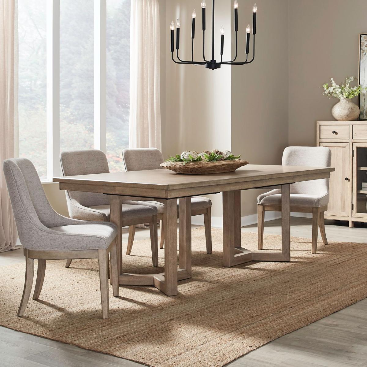 Opt 5 Piece Double Pedestal Table Set - Image 2