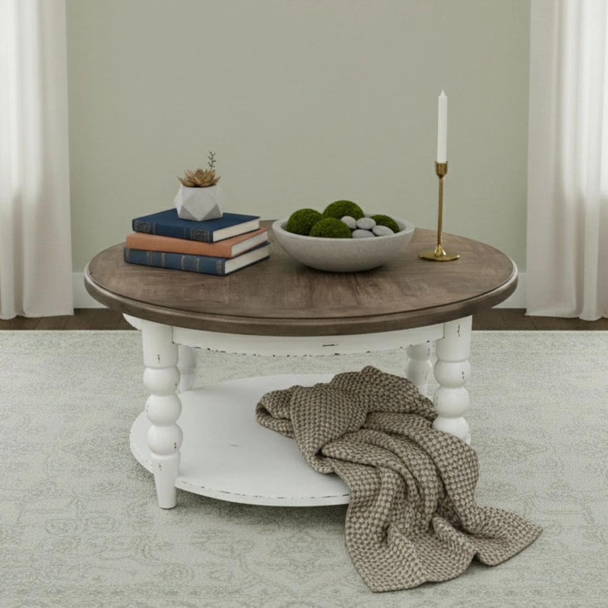 Round Cocktail Table - Image 2