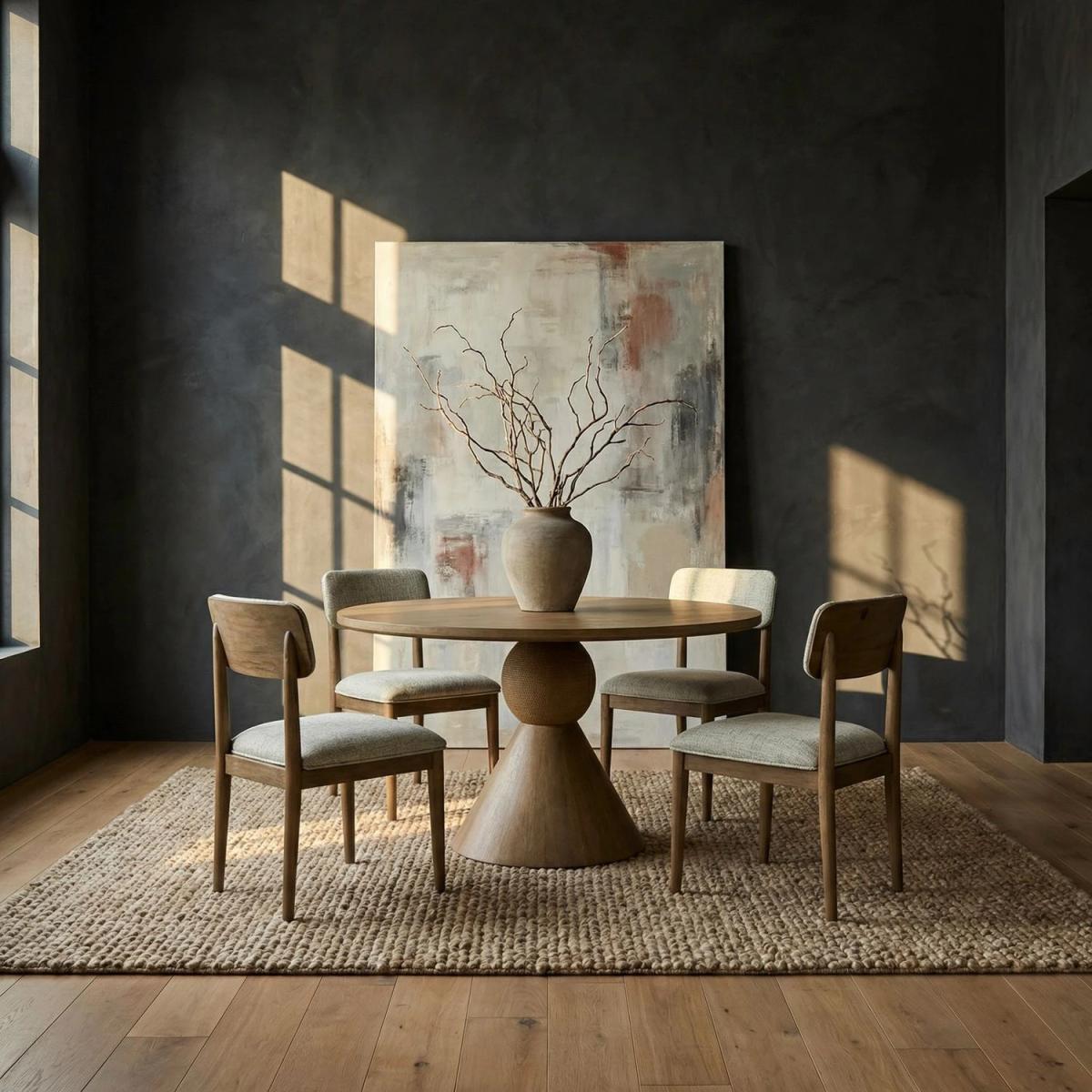 5 Piece Pedestal Table Set - Image 2