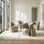 Sand Accent Dining Chairs - Set of 4