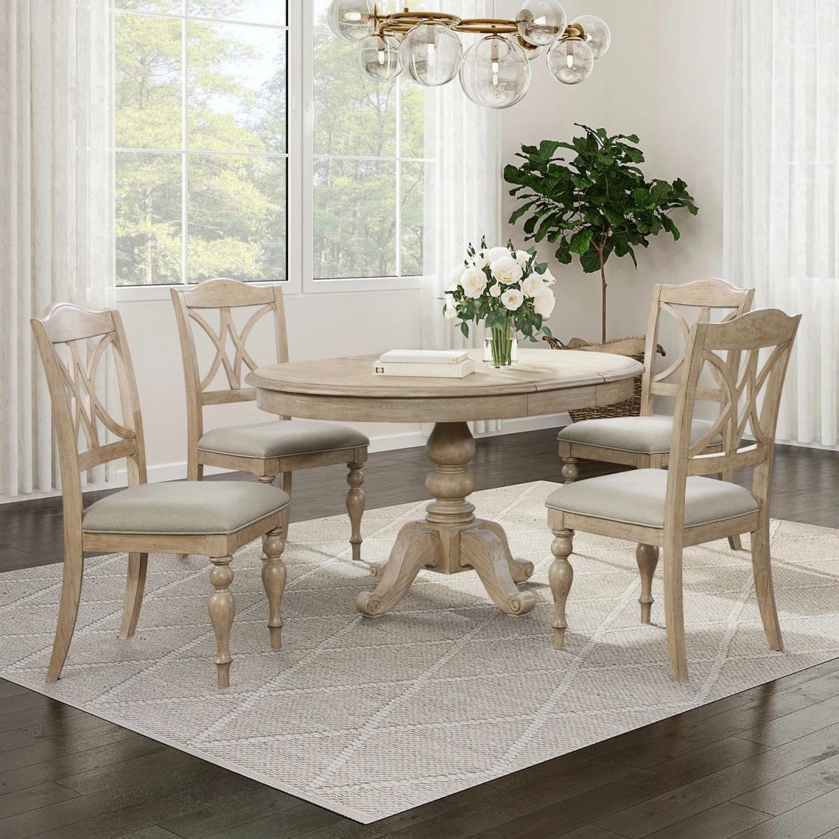 5 Piece Pedestal Table Set - Image 2