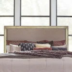 Queen Uph Panel HB w/ Lights