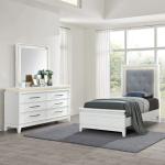Twin Uph Bed, Dresser & Mirror - Image 3