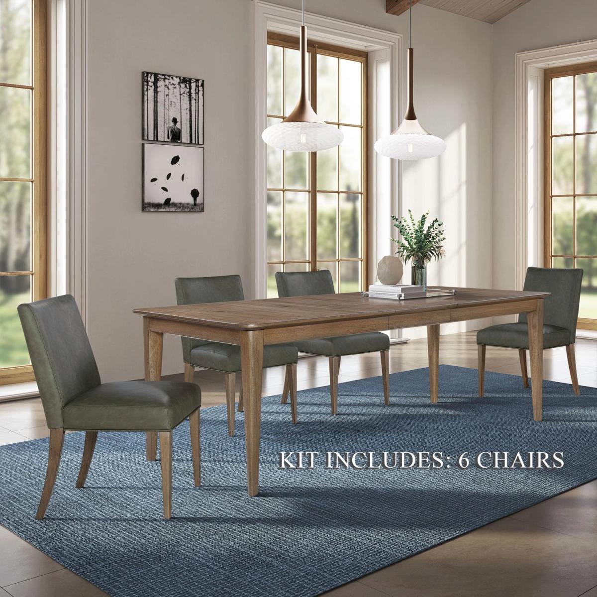 7 Piece Rectangular Table Set - Image 2