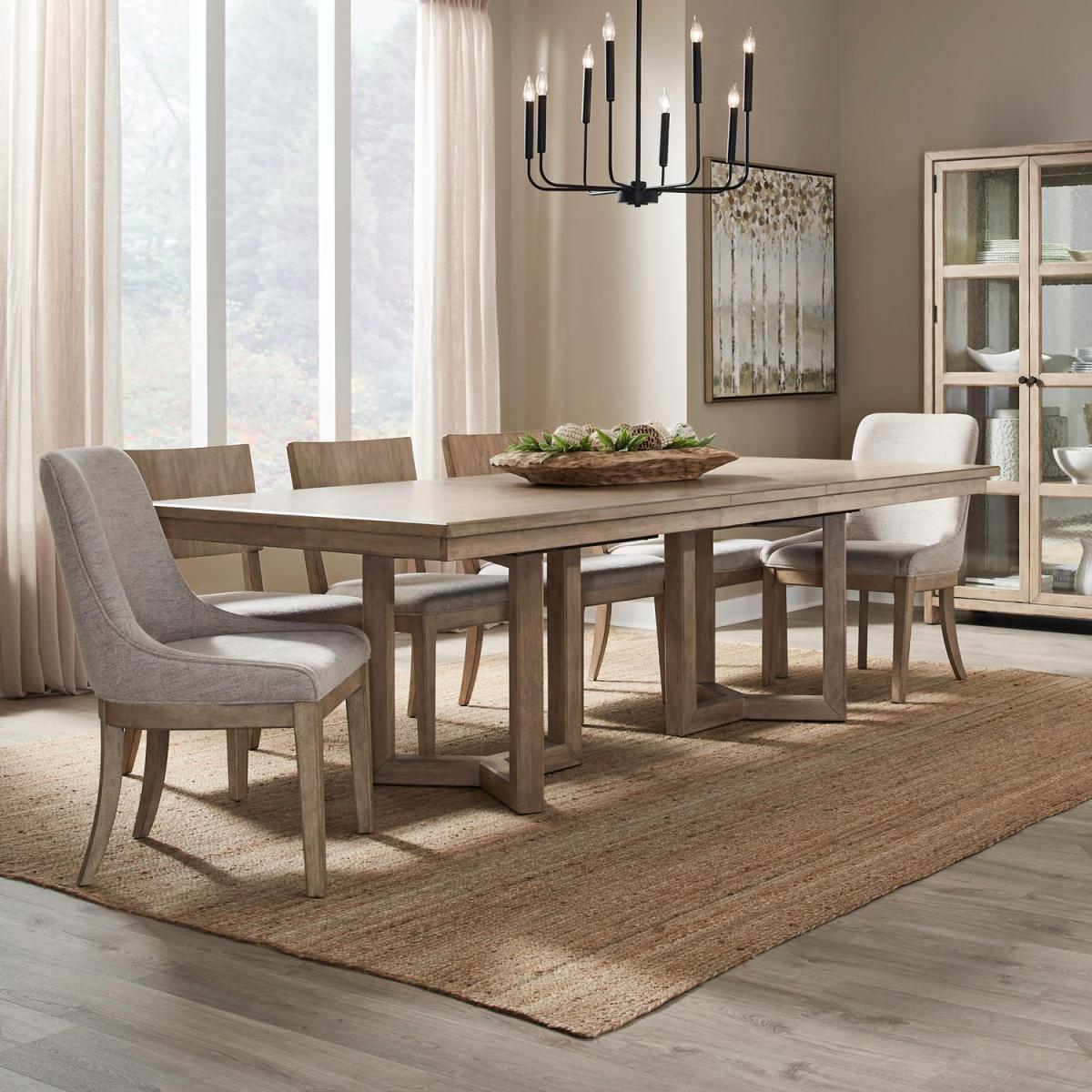 Alt 7 Piece Double Pedestal Table Set - Image 2