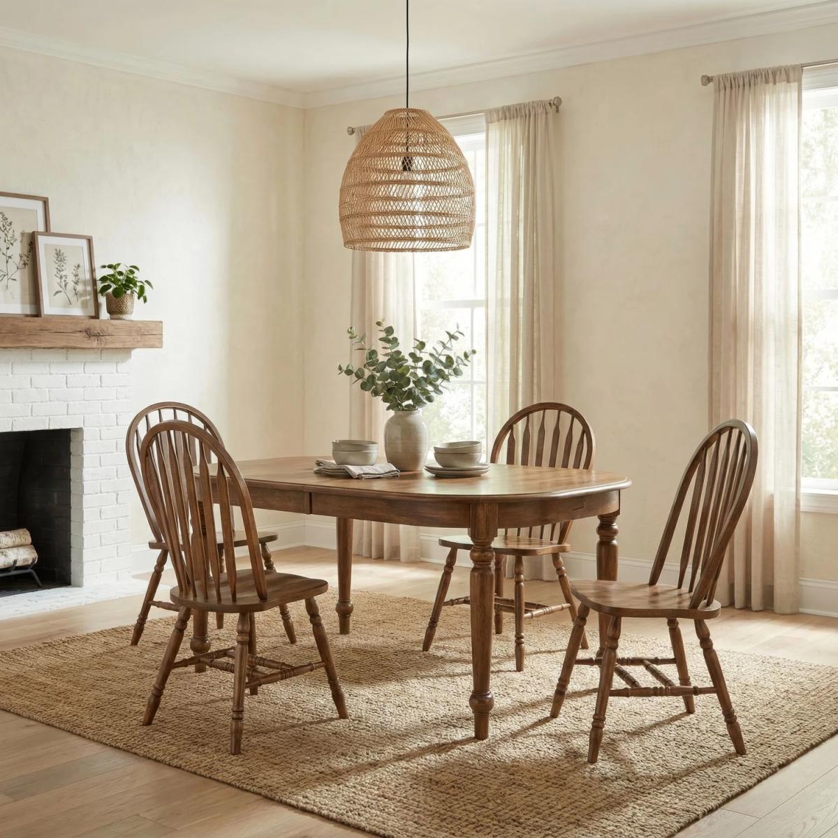 5 Piece Leg Table Set - Image 2