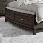 Queen Storage Footboard w/ Slatroll