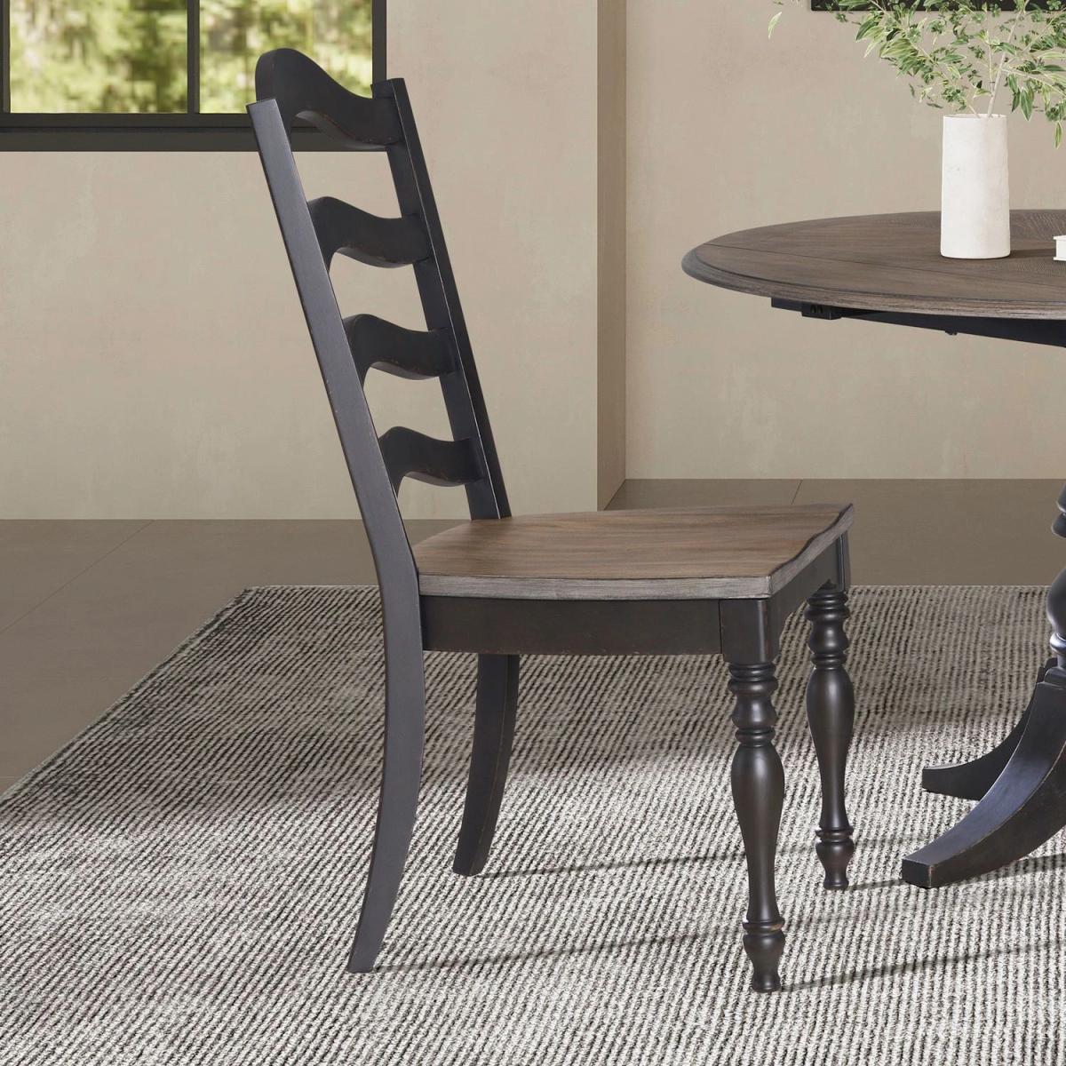 Ladder Back Side Chair (RTA) - Image 2