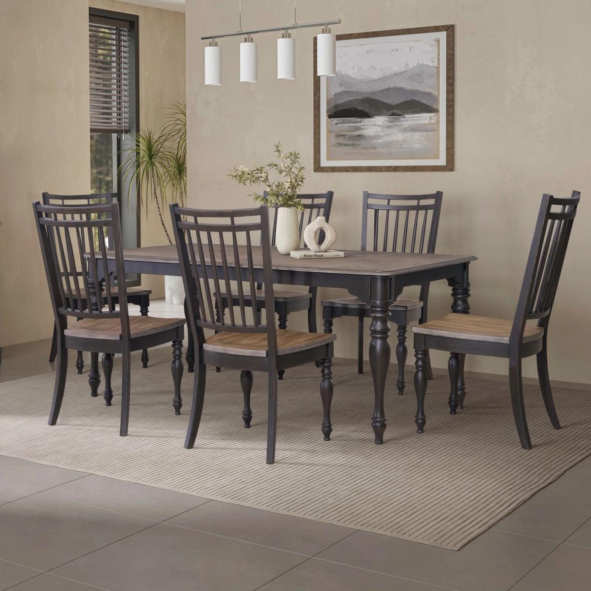 Opt 7 Piece Leg Table Set - Image 2