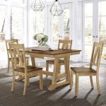5 Piece Trestle Table Set