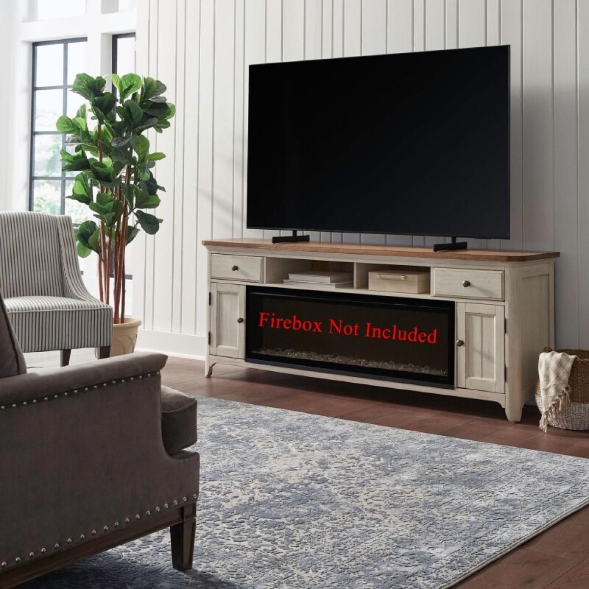 Fireplace TV Consoles 79 Inch Fireplace TV Console - Image 2
