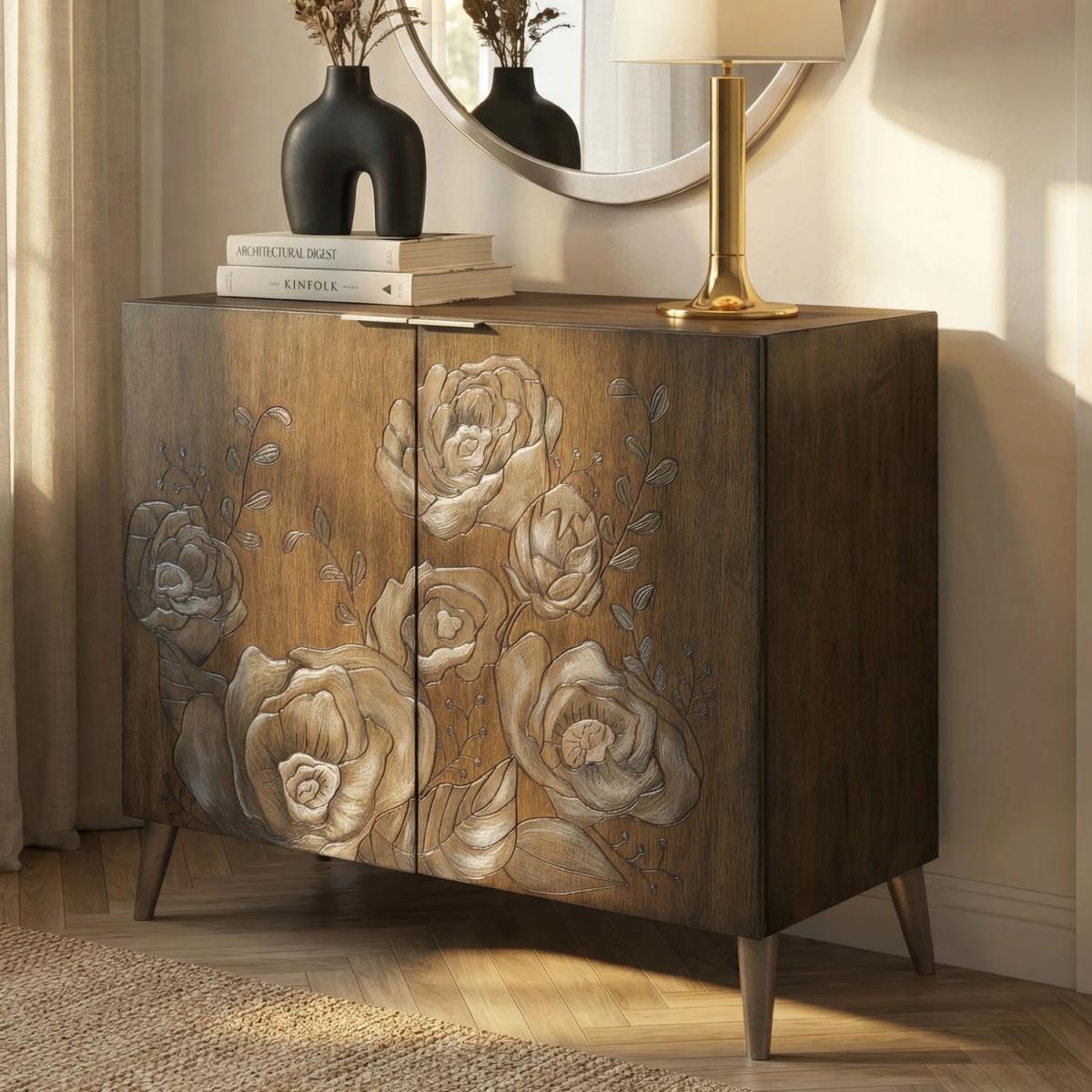 af7d9cb9ec14f2b2c86736389c341c5b 2 Door Accent Cabinet - Image 1