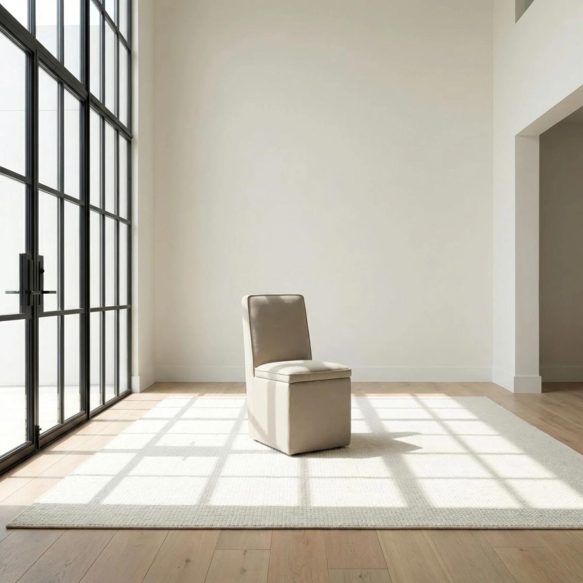 Accent Storage Dining Chair w/ Casters - Image 2