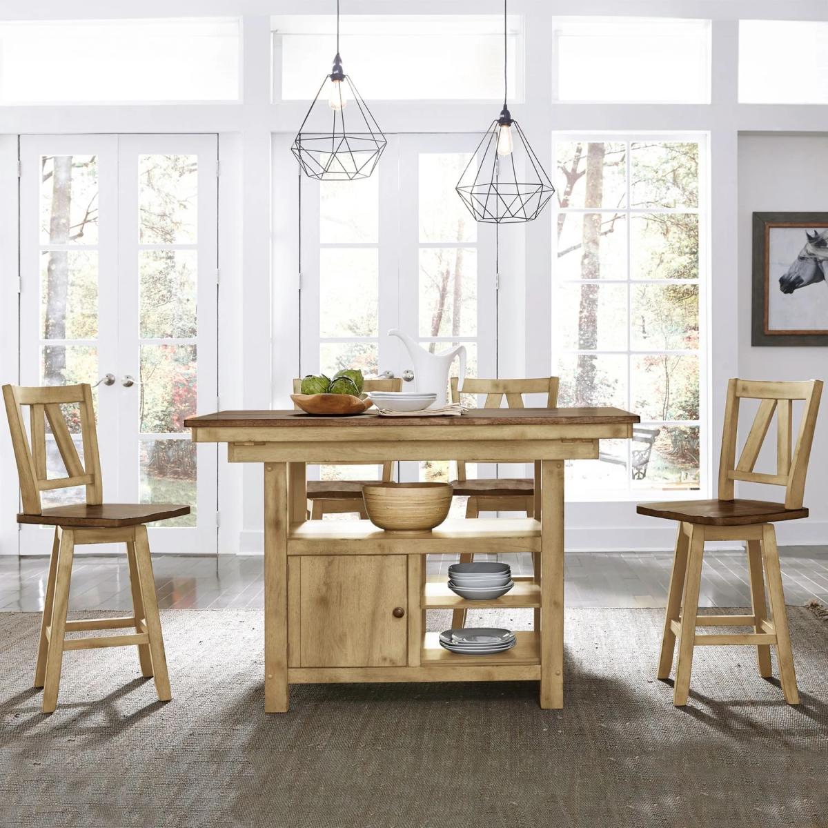 5 Piece Gathering Table Set - Image 2