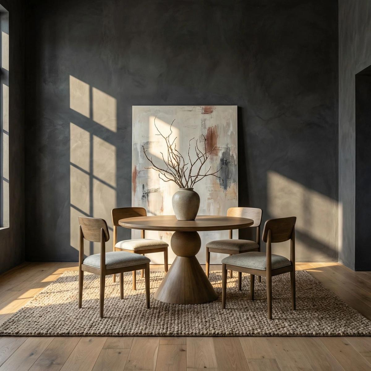 Opt 5 Piece Pedestal Table Set - Image 2