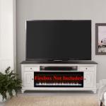 80 Inch Fireplace TV Console