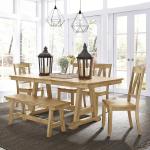 6 Piece Trestle Table Set