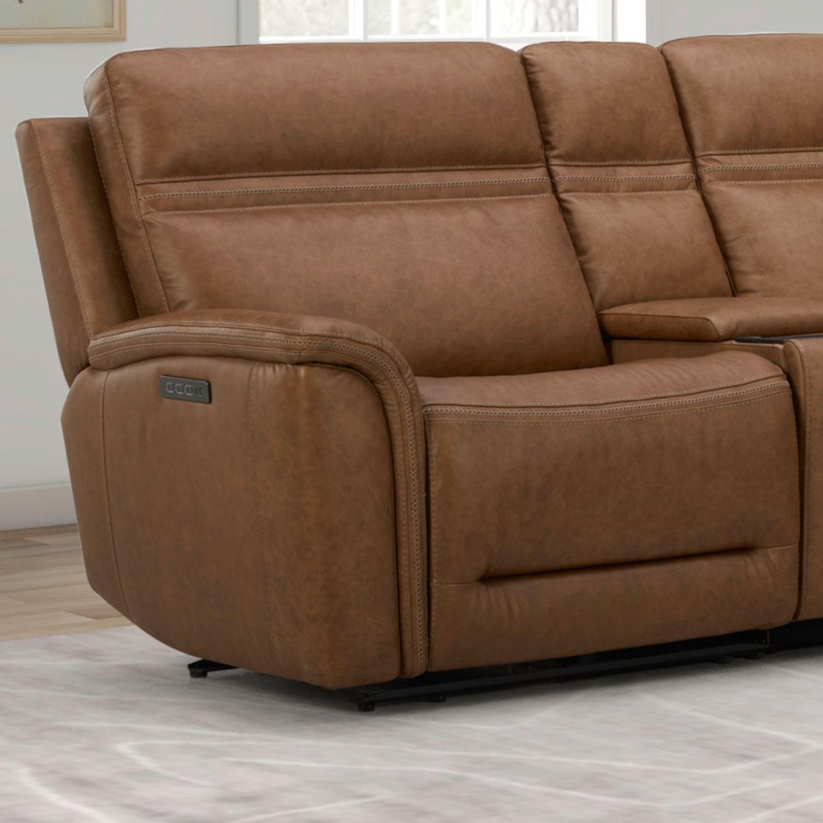 L Arm Recliner P3 & ZG - Camel - Image 2