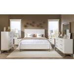 Complete Sculpted Panel Bed Queen 5/0 - Image 7