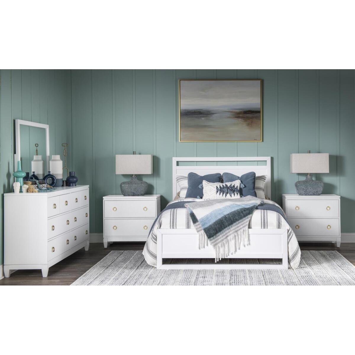 Complete Panel Bed Full 4/6 Pure White 1160-4104K - Image 3