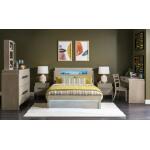 Complete Panel Bed 46 Weathered Oak Finish - Image 14