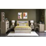 Complete Panel Bed 46 Weathered Oak Finish - Image 9