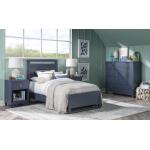 Complete Panel Bed Twin 3/3 Inkwell Blue 1162-4103K - Image 3
