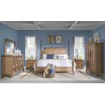 Complete High/low Poster Bed 6/6 King Barnwood Oak CLH4010-4606K - Image 11