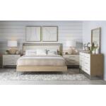 Complete Upholstered Bed King 6/6 Malabar With Alabaster Fronts 1500-4406K - Image 3