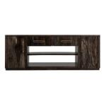 Balam 2 Drawer & 2 Door TV Stand, 80" for Fireplace