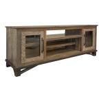 Loft Brown 2 Door TV Stand for Wall Unit - Image 2