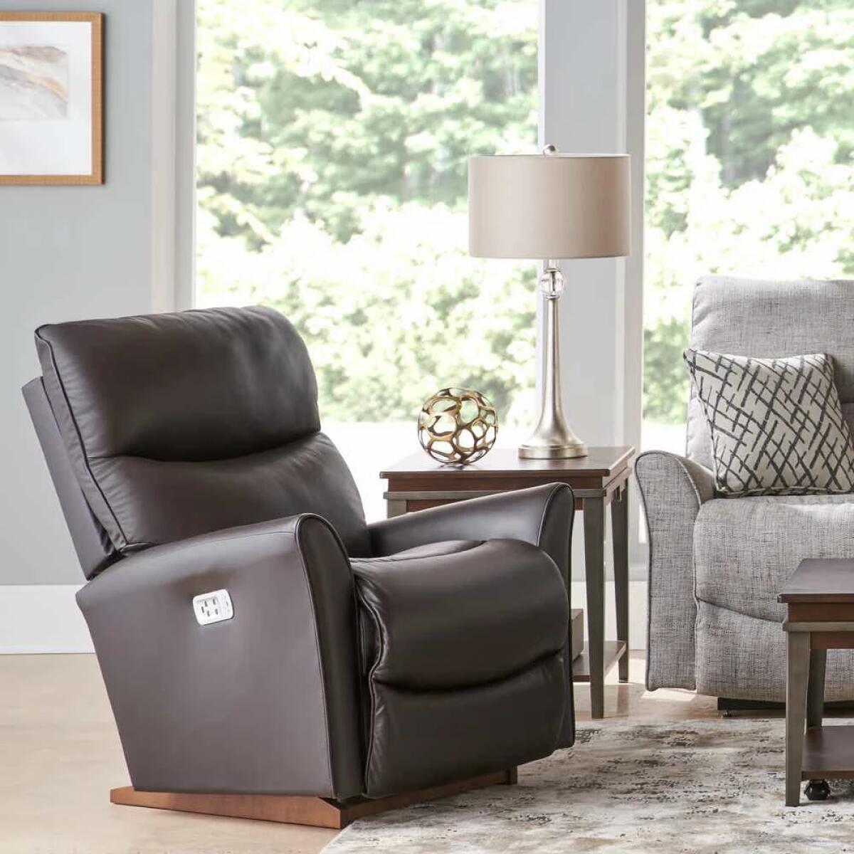 Rowan Power Rocking Recliner w/ Headrest - 10U765 - Image 3