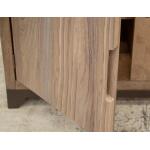 Natural Parota 2 Door Fireplace TV Stand - Image 6