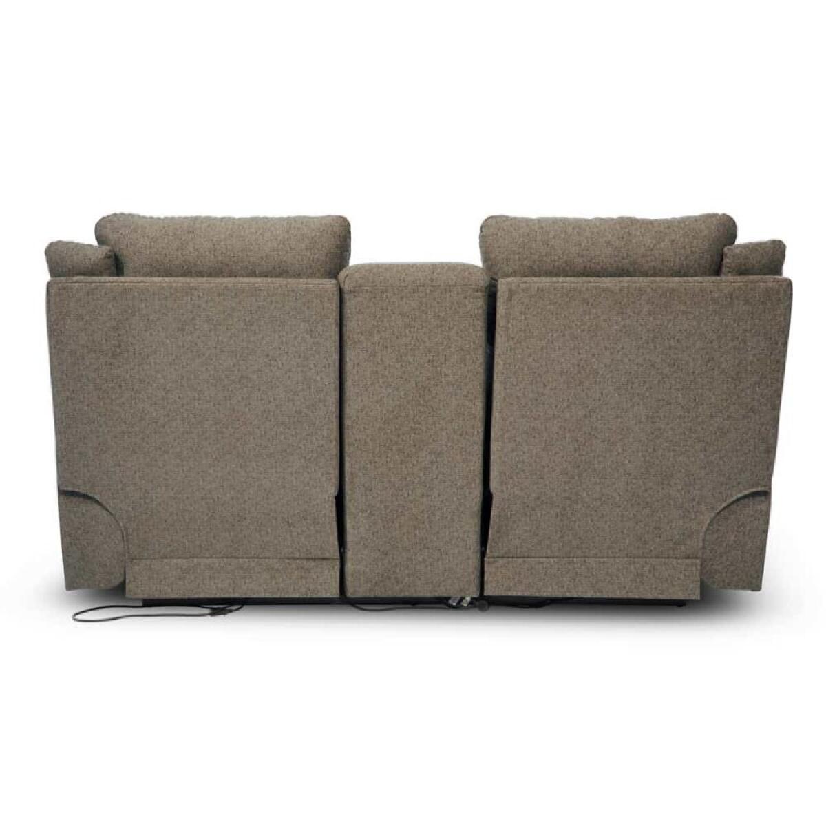 Joel Power Reclining Loveseat W/ Headrest, Lumbar & Console - Image 10