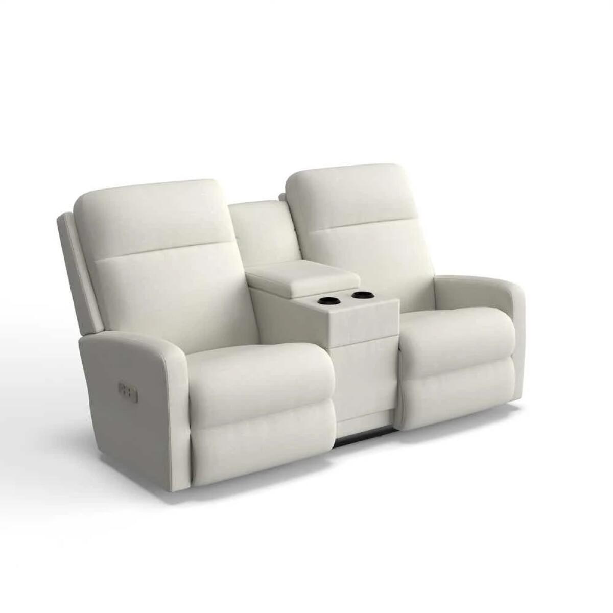 Finley Power Wall Reclining Loveseat w/ Console Headrest & Lumbar - X39747 - Image 2