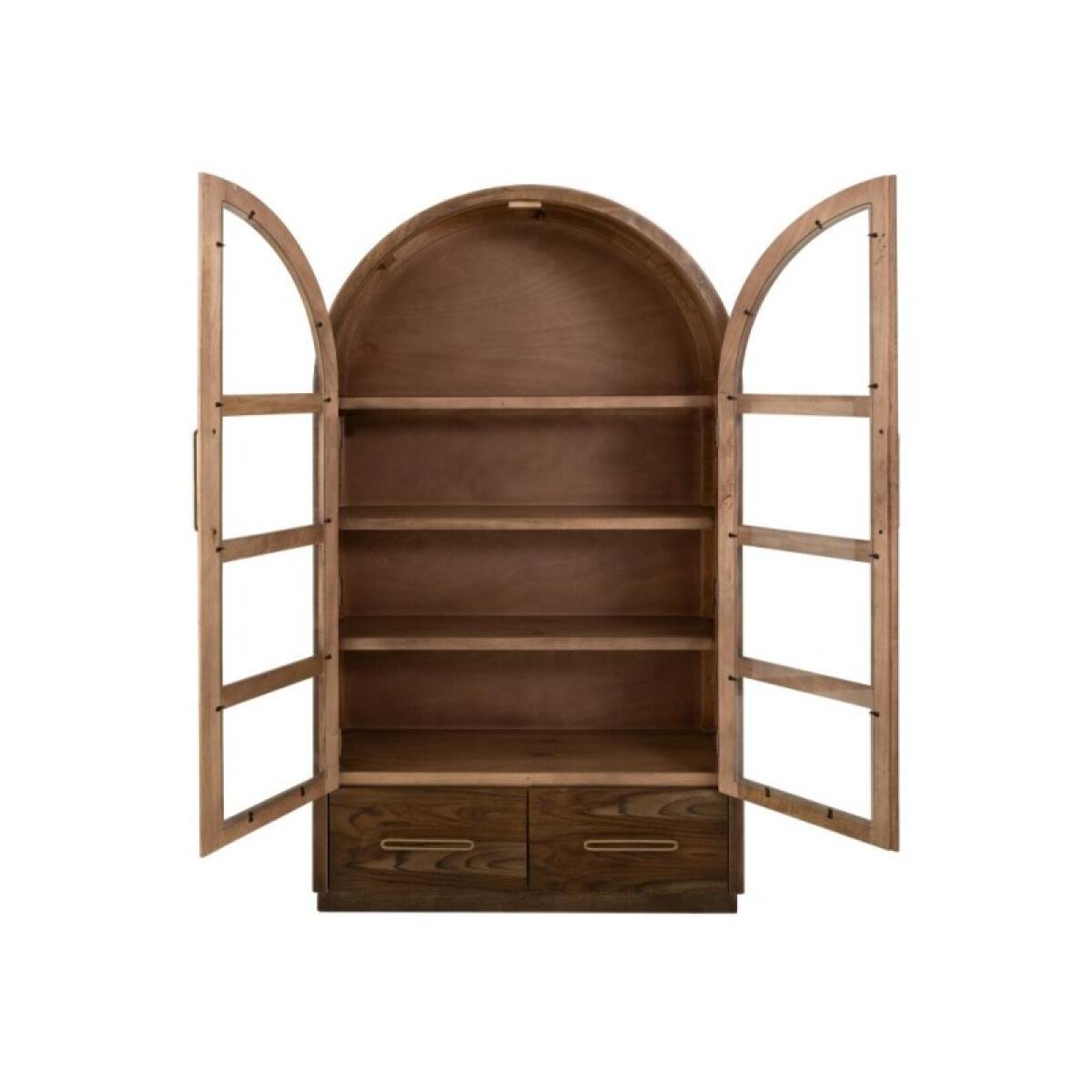 Balam 2 Drawer & 2 Glass Doors, Cabinet - Image 3