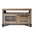 Loft Brown 2 Drawer 1 Door 52" TV Stand