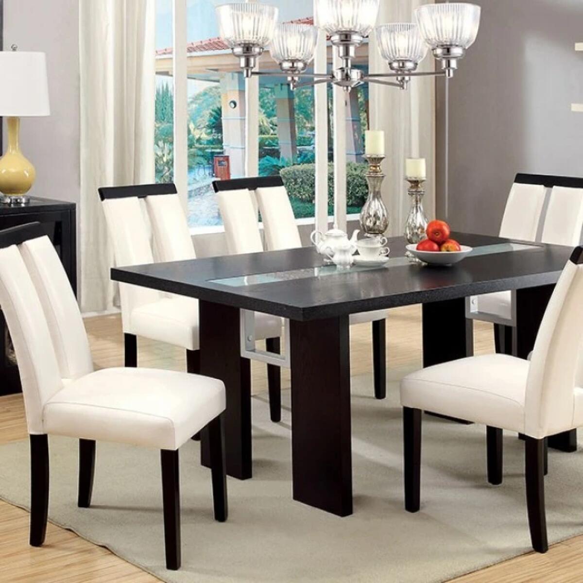Luminar 7 Pc Dining Table Set - Image 2