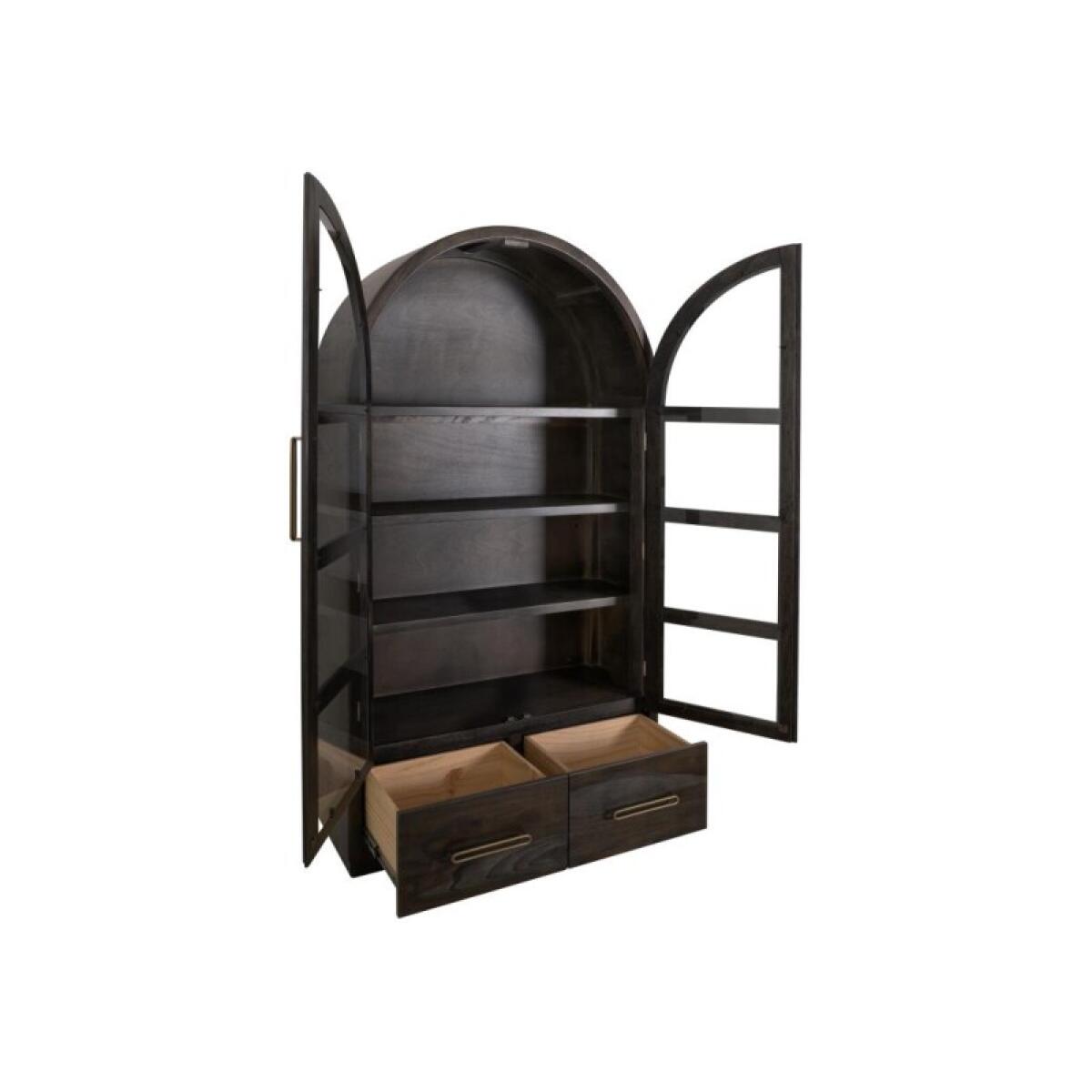 Balam 2 Drawer & 2 Glass Doors, Cabinet - Image 4
