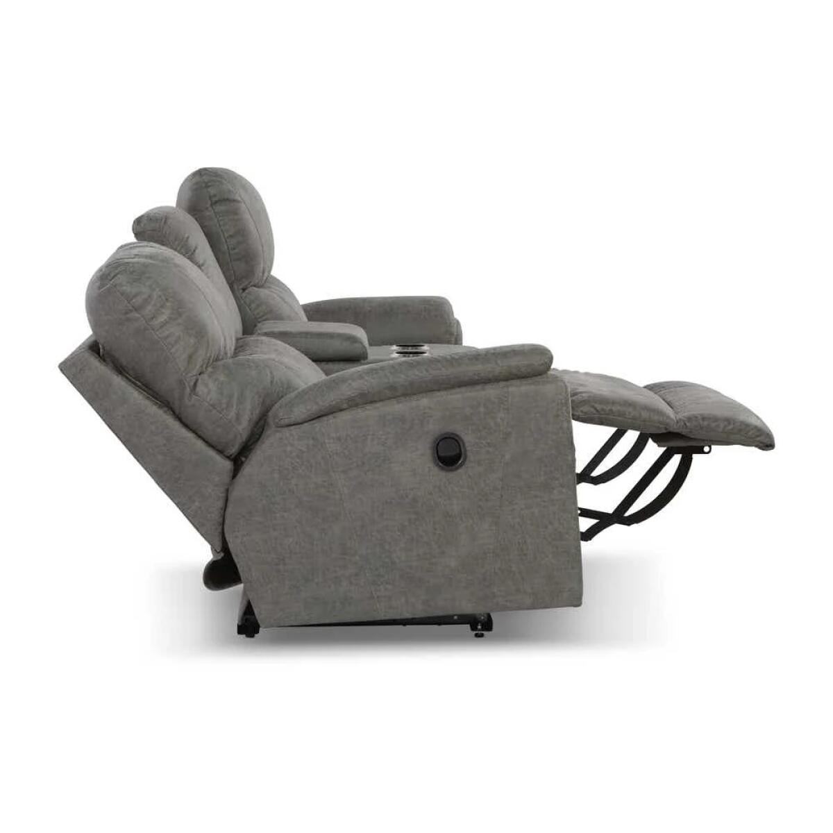 Trouper Reclining Loveseat w/ Console - 449724 - Image 5