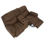 Morrison Power Reclining Loveseat W/ Headrest, Lumbar & Console - Image 11