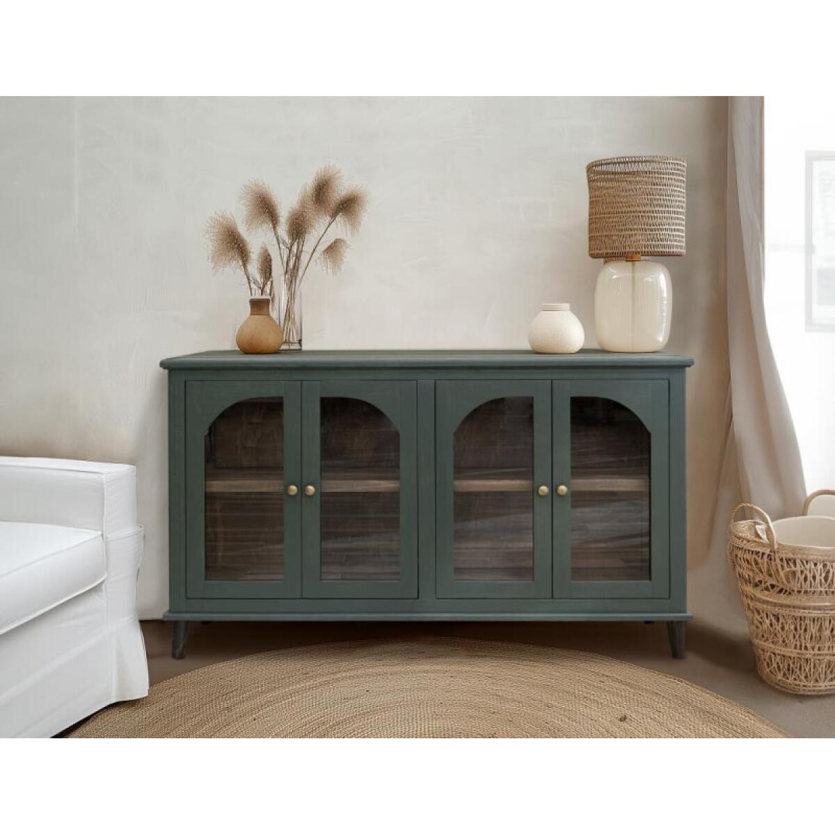 Genova 4 Glass Doors Console - Image 6