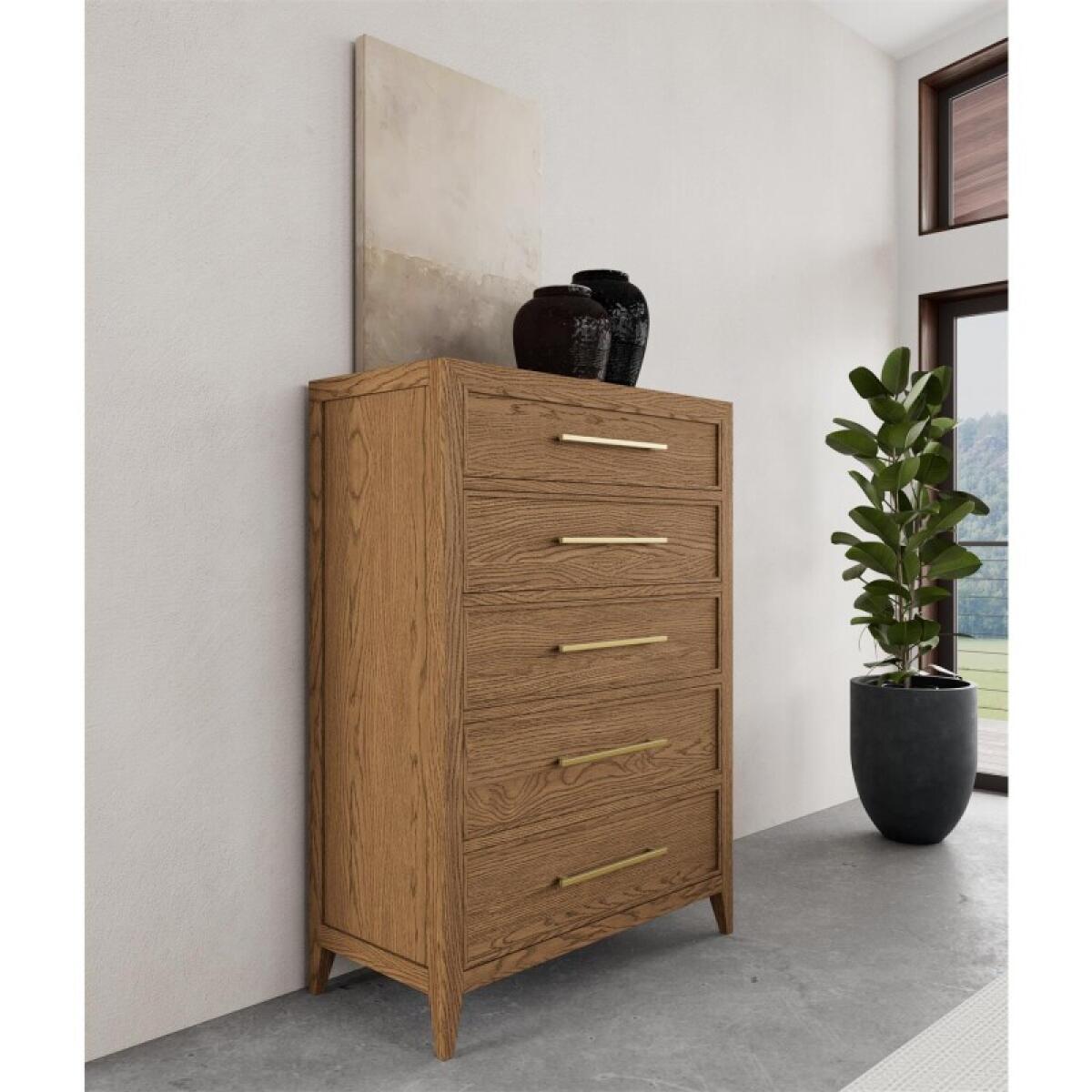 16a04446ee1a94f16d41074c8129a5b8 Halbrooke Five Drawer Chest - Image 1