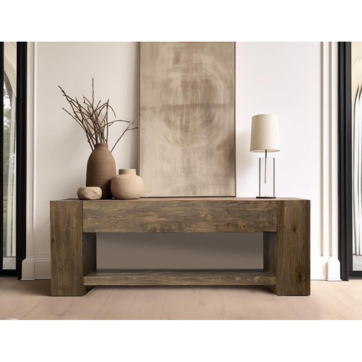 Latola Solid Wood Console - Image 4