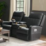 Finley Power Wall Reclining Loveseat w/ Headrest & Console - U39747 - Image 3